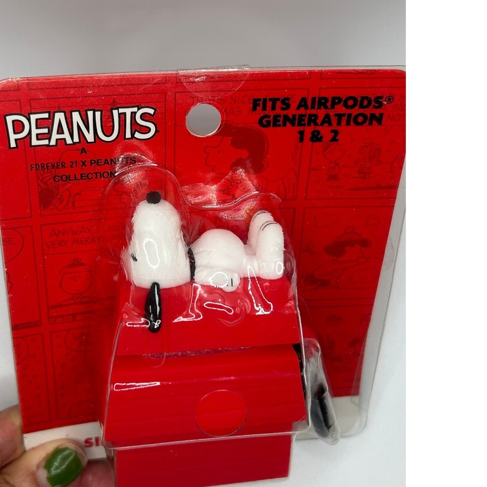 Peanuts Snoopy AirPods 1 & 2 Gen Silicone Case Red Doghouse Mad Engine#943